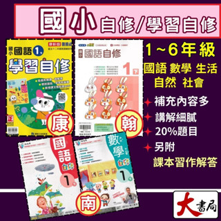 《113》國小『自修』1 2 3 4 5 6 下 翰林 南一康軒 國語 數學 自然 社會 5年級 參考書 另附學校習作解答114 ●大書局 升學網路書店!!