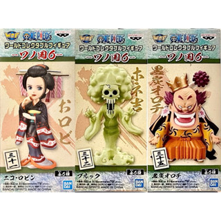 海賊王航海王代理版WCF和之國6 Vol.6布魯克 靈魂出竅幽靈 黑炭大蛇 將軍 單售公仔景品小公仔Q版公仔動漫手辦公仔