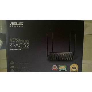 二手Asus華碩WiFi分享器 Ac750 RTAC52使用正常盒裝還在
