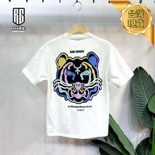 RG男裝 臺灣現貨 短袖上衣 青春流行男T恤時尚潮牌潮流標準ins城市風貌潮短袖夏季運動圓領