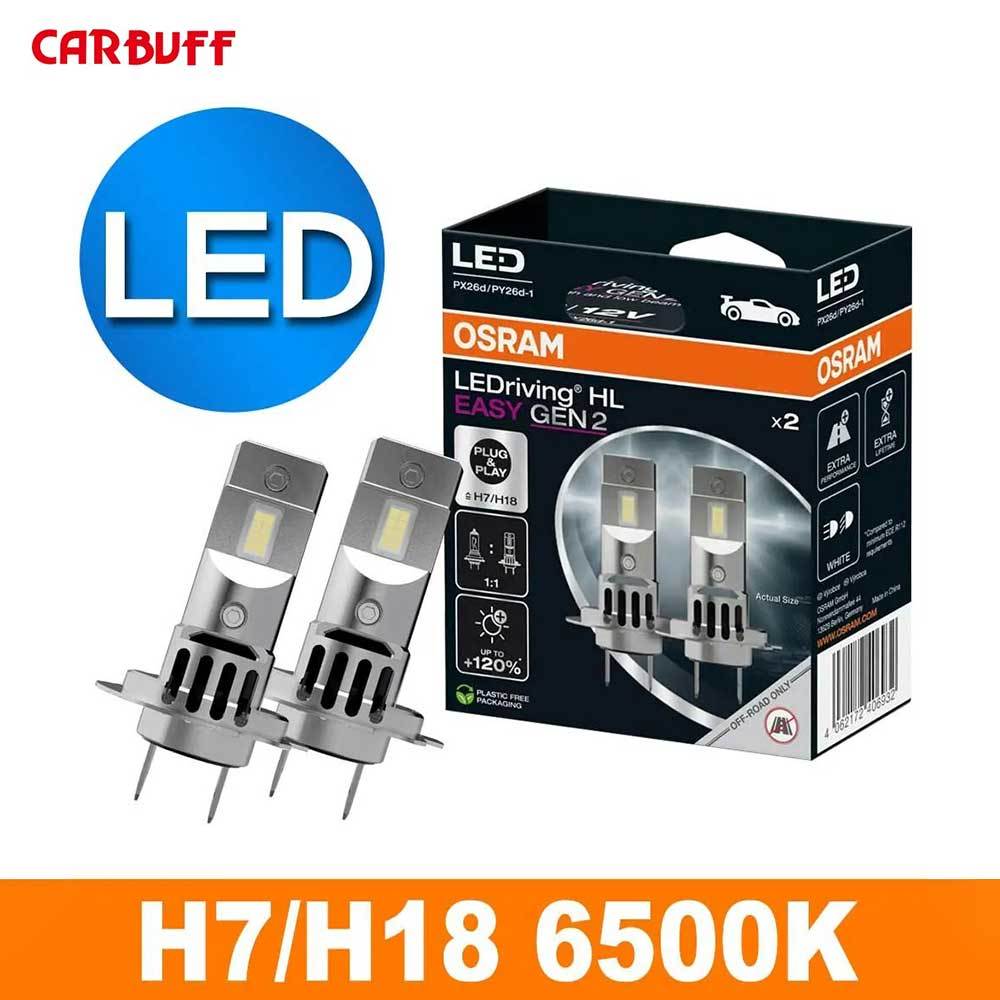 OSRAM LED直上型二代 6500K H7-H18 2入