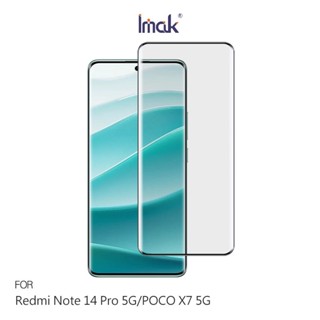 Redmi Note 14 Pro 5G/POCO X7 5G 3D曲面全膠鋼化玻璃貼(黑邊) 螢幕保護貼 手機保護貼