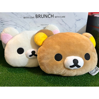 二手商品 拉拉熊 rilakkuma 頭型抱枕 抱枕 抱枕娃娃 娃娃 玩偶 布偶