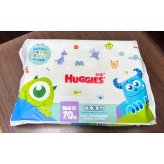 HUGGIES 好奇 純水嬰兒濕巾 加厚型 70抽/包 怪獸電力公司