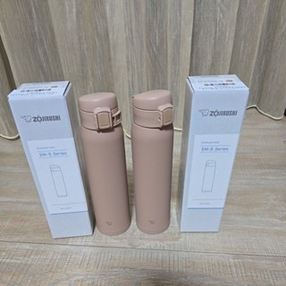 ZOJIRUSHI 象印 不鏽鋼超輕量彈蓋式 保溫瓶-600ml 卡其色（SM-SK60EMC-TM保溫瓶）