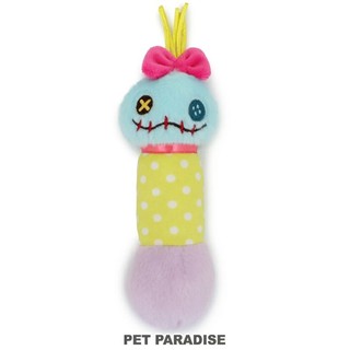 帕比愛逗 日本 pet paradise 代理 DISNEY 史迪奇醜娃娃搖鈴玩具 [T4899]