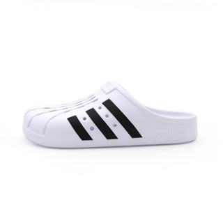 Adidas Adilette Clog 白黑 包頭 洞洞 休閒 運動 拖鞋 男女款 H8026 (FY8970)