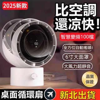 夏季降溫🔥 桌上型風扇 搖頭風扇 電風扇 循環扇 空氣循環扇 數顯螢幕 靜音風扇 壁掛家用 數顯臺式風扇 小米 適用
