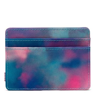 Herschel Charlie Rubber RFID Wallet 防盜刷 證件卡夾 Cloudburst Neon