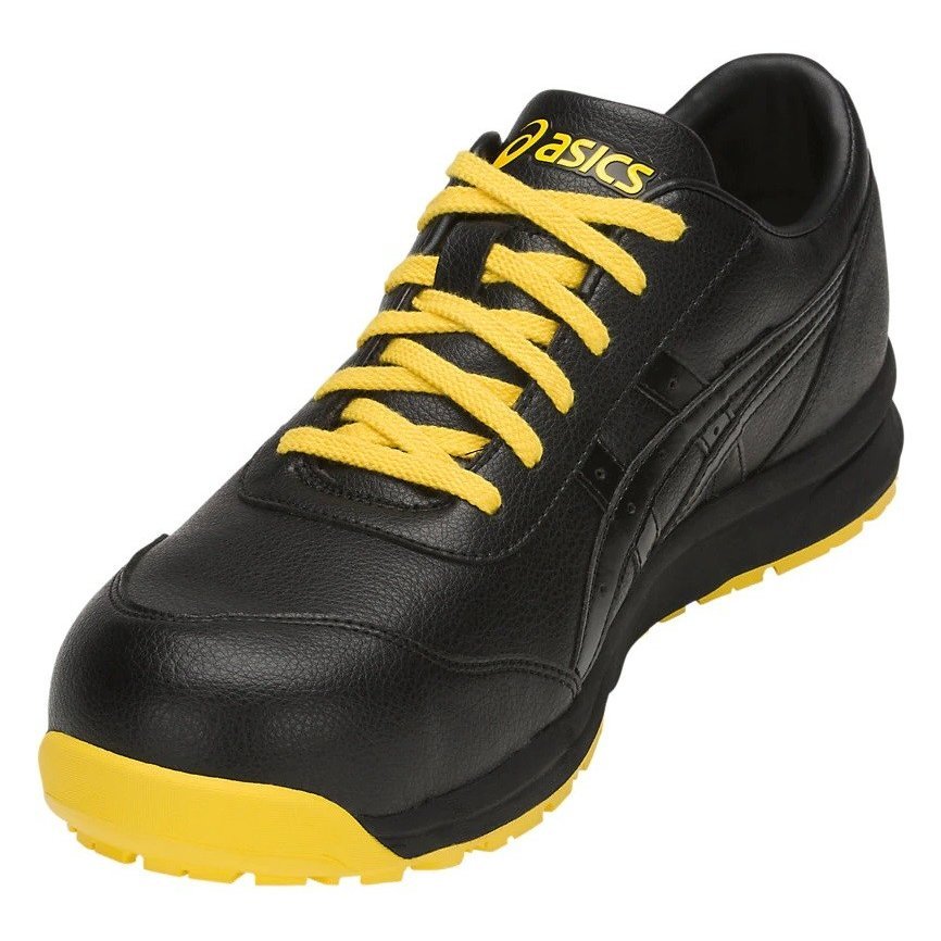 ASICS CP30E 防靜電塑鋼安全鞋-✈日本直送✈(可開統編)-黑X黃/現-貨