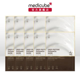 【medicube】全能胜肽光澤面膜(10片)-撫紋抗老