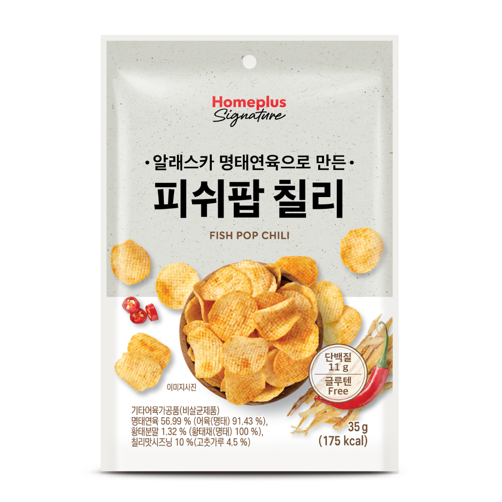 Homeplus辣味炸魚片35g【三友藥妝Tomod's】
