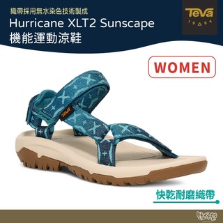 TEVA 女 Hurricane XLT2 機能運動涼鞋 水洗珊瑚藍 TV1169132WLSS【野外營】健走鞋