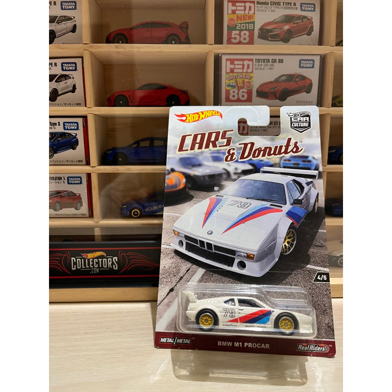 Hotwheels premium 風火輪小汽車 BMW M1 Cars & Donuts 汽車文化系列絕版商品