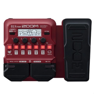 【Cross流行音樂中心】ZOOM B1X FOUR 電貝斯 專用綜合效果器 有踏板 綜合效果器 效果器 貝斯效果器