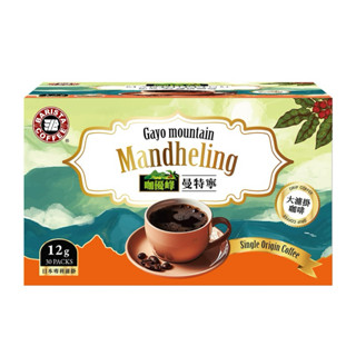 BARISTA COFFEE 西雅西雅圖 濾掛式 曼特寧 咖啡 1盒 30包