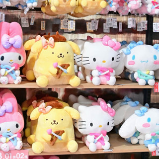 正版授權 三麗鷗 美樂蒂 布丁狗 kitty 大耳狗 喜拿狗 邱位元 造型 娃娃 玩偶 絨毛娃娃 絨毛玩偶