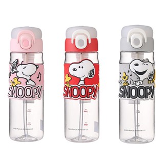 【STAR BABY】史努比 SNOOPY 兒童 直飲/吸管 一蓋兩用 大容量便攜水壺650ML