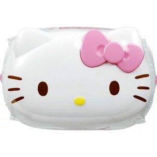 Hello Kitty 卸妝濕紙巾附盒 31枚入 可愛KT盒裝 日本進口 臉部清潔保養必備