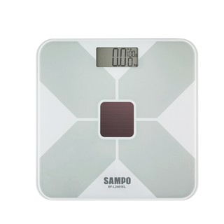 【SAMPO聲寶】太陽能電子體重計(BF-L2401EL)｜超大顯示 踩上即開
