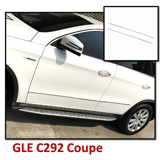 圓夢工廠 Benz 賓士 GLE C292 GLE350d GLE400 GLE450 鍍鉻銀 車身飾條 車門邊飾條