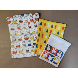 【公主媽媽store】Miffy米飛兔70週年限定款 多功能收納袋 束口袋 3入組 (日本購回現貨)