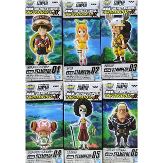 日版金證 WCF 海賊王 劇場版 電影版 STAMPEDE VOL.1 大全 一套6款 魯夫 娜美 巴雷特 布魯克 公仔