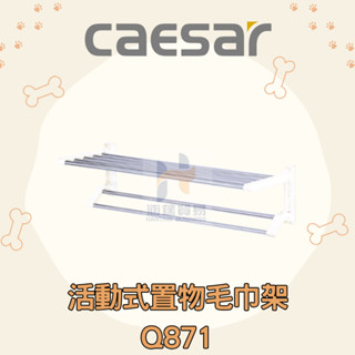 凱撒 CAESAR Q871 活動式置物毛巾架 架子 浴室 毛巾 304不銹鋼