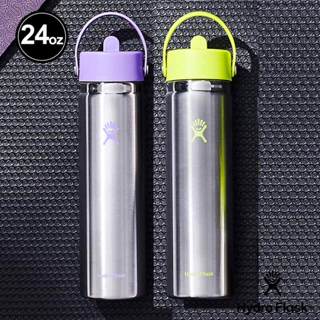 【Hydro Flask】24oz/709ml 寬口 吸管 真空 保溫瓶 原色