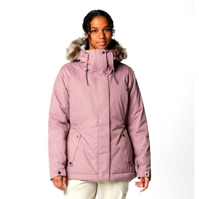 《Columbia哥倫比亞》美國帶回全新正品！！煙燻玫瑰粉色OMNI-SHIELD+OMNI-HEAT鋁點防水防風外套