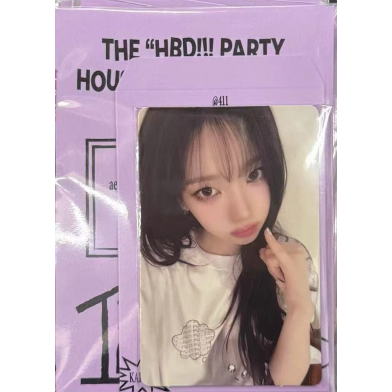aespa 生日卡柚 karina25年生日卡 劉知珉 2025年生日卡 單小卡