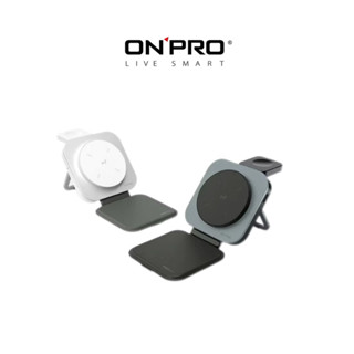 【ONPRO】MagReact M3 15W 3合1 可攜摺疊磁吸式無線充電器 Qi2相容 手機充電 耳機充電 手錶充電
