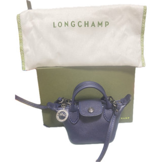 LONGCHAMP LE MINI PLIAGE CUIR系列小羊皮短把斜背水餃包
