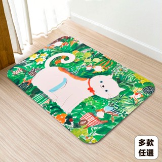 【怪獸】新銳設計師 10秒頂吸 軟式珪藻土吸水地墊- 吳欣芷(60x40cm)