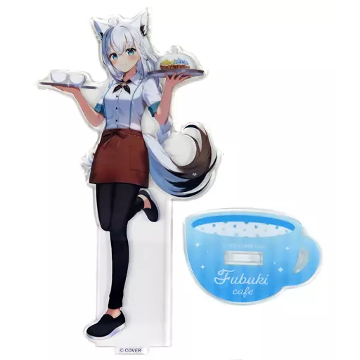 白上吹雪 立牌 等身 虛擬 YouTuber hololive 白上吹雪×TOWER RECORDS CAFE