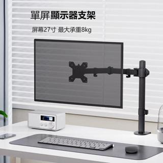 【豐鑠國際】新北現貨 M051 32吋 9KG 電腦雙螢幕支架 螢幕伸縮懸掛支架 螢幕架 螢幕增高架 顯示器支架 夾具款