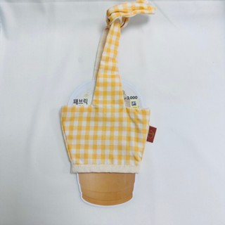 【韓國大創】 Daiso 格紋飲料套 飲料袋 手搖飲料袋 杯套 杯袋 便攜 吸管杯套 環保 隨行杯套
