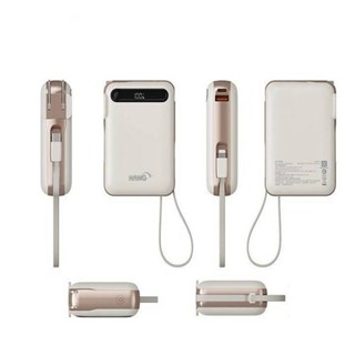 【HANG】AC2 自帶插頭 10000mAh 行動電源 三合一 PD QC 22W快充 BSMI 商檢認證合格