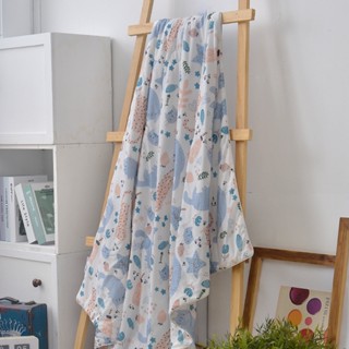 La Belle 超COOL超涼感 蠶絲蛋白 兒童 涼被 100x120cm 早安貓咪 抗菌 空調被 格蕾寢飾