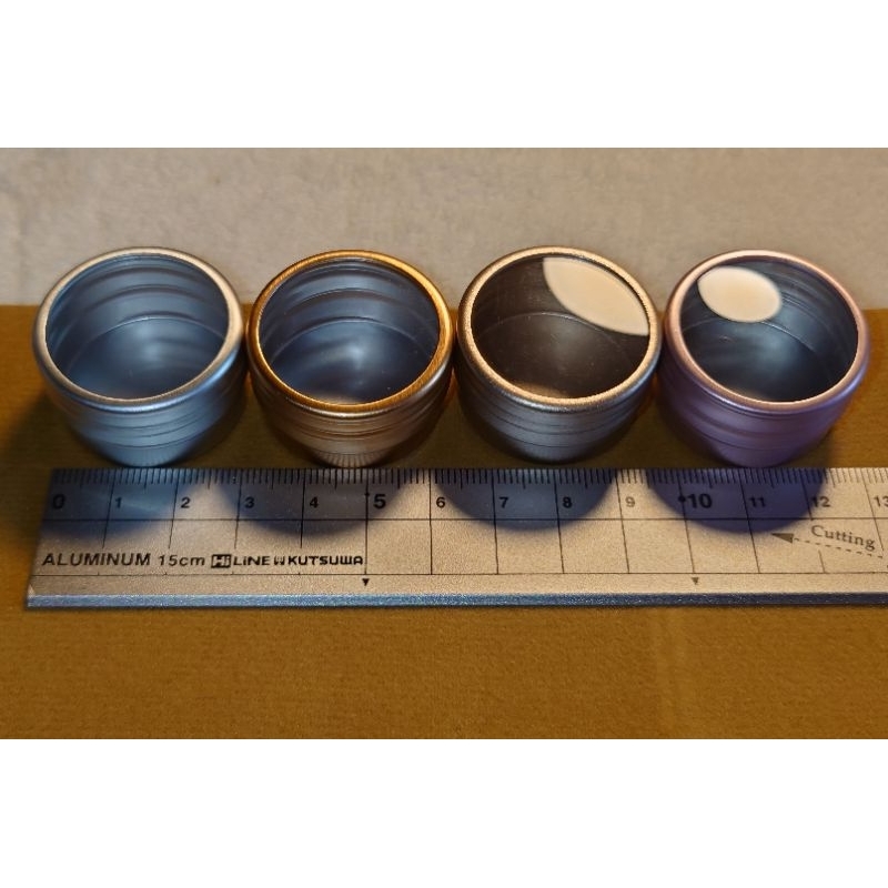 全新可視鋁盒｜內徑29mm/外徑32mm｜寶盒組原盒｜美甲美睫可用｜小物收納