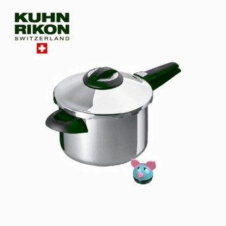 【Kuhn Rikon】瑞士首席單柄壓力鍋5L(搭超萌粉彩豬計時器)｜瑞康屋官方旗艦店
