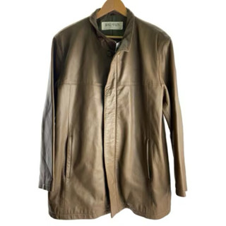 BALMAIN PARIS 小羊皮拉鍊夾克 皮衣外套