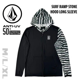 衝浪新款Volcom 鑽石 速乾 運動健身防曬衣 連帽長袖上衣 50倍防曬水母服 潛水衣