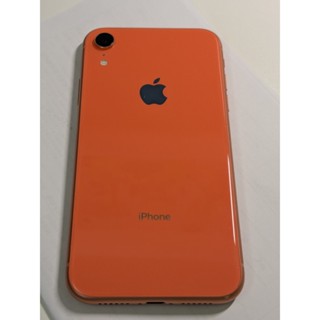 二手 Apple iPhone XR 64G 珊瑚橘 原廠公司 盒裝 現貨寄出