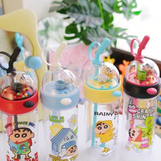 【蠟筆小新】⭐️正版授權 公仔投籃遊戲Tritan吸管杯 日落小物 療癒小物 生日禮物 情人節禮物 畢業禮物