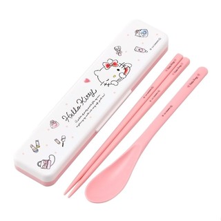 日本 Sanrio 三麗鷗 Hello Kitty環保餐具組 一組 (JN765)