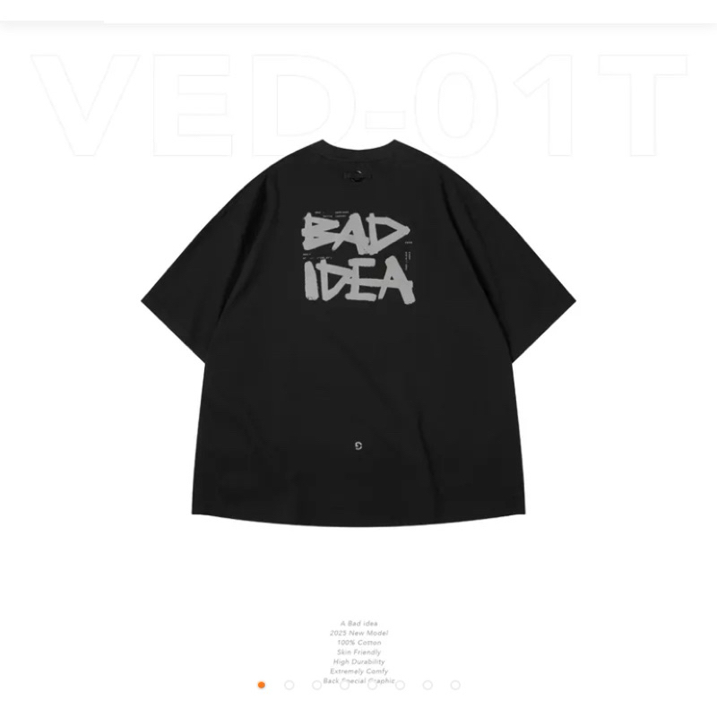 Goopi新品代購“VED-01T” Visual Project. Bad idea Tee