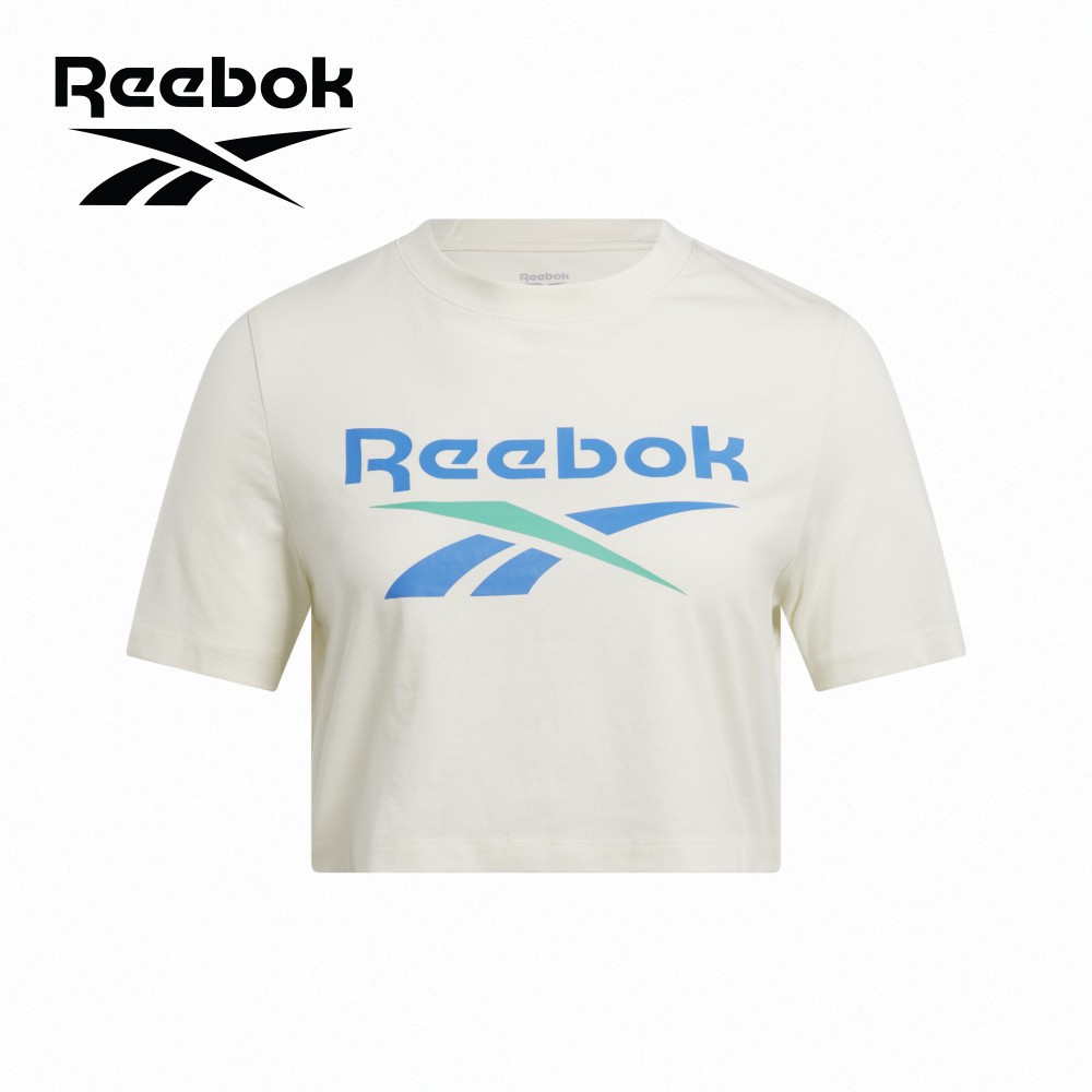 【REEBOK】_IDENTITY BIG LOGO CROP TEE 短袖上衣_女_100205788官方旗艦店