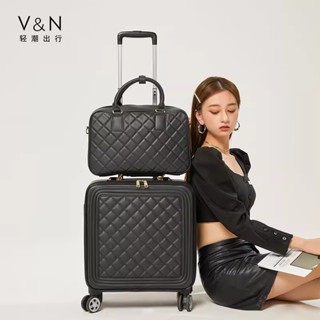 🔥限時免運🔥時尚子母行李箱 女皮箱拉桿箱 網紅旅行箱 萬向輪16寸密碼登機箱耐用 靜音萬向輪 出行收納包 旅行收納包