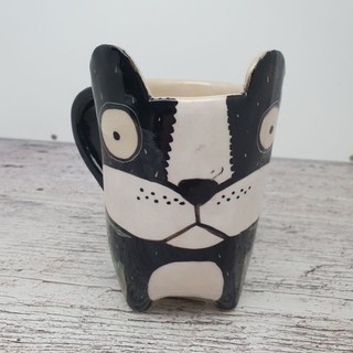 ［Nice little Clay 泰國曼谷藝術家手工杯-狗狗耳朵高杯］